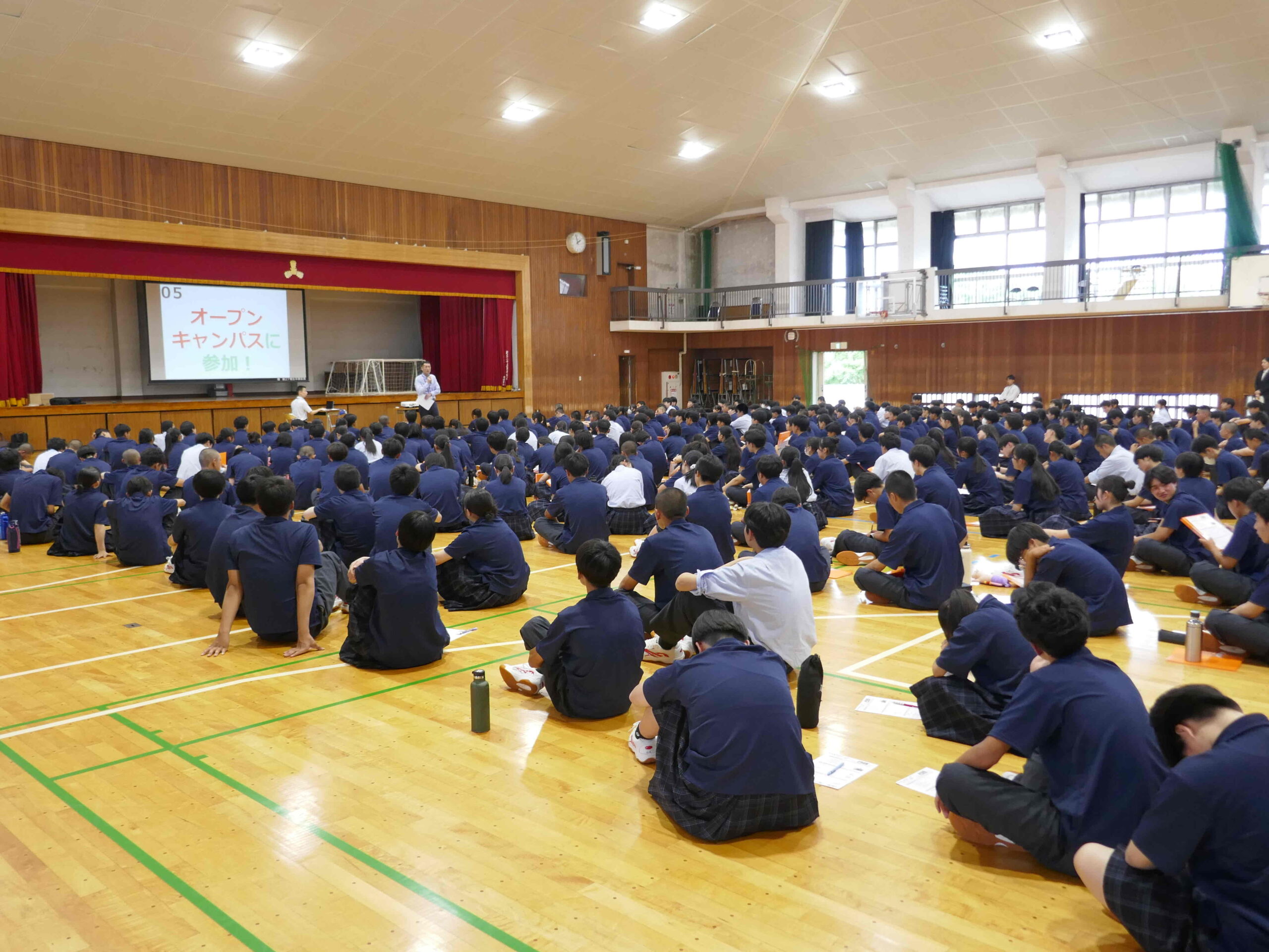 １学年文理ガイダンスを実施しました。