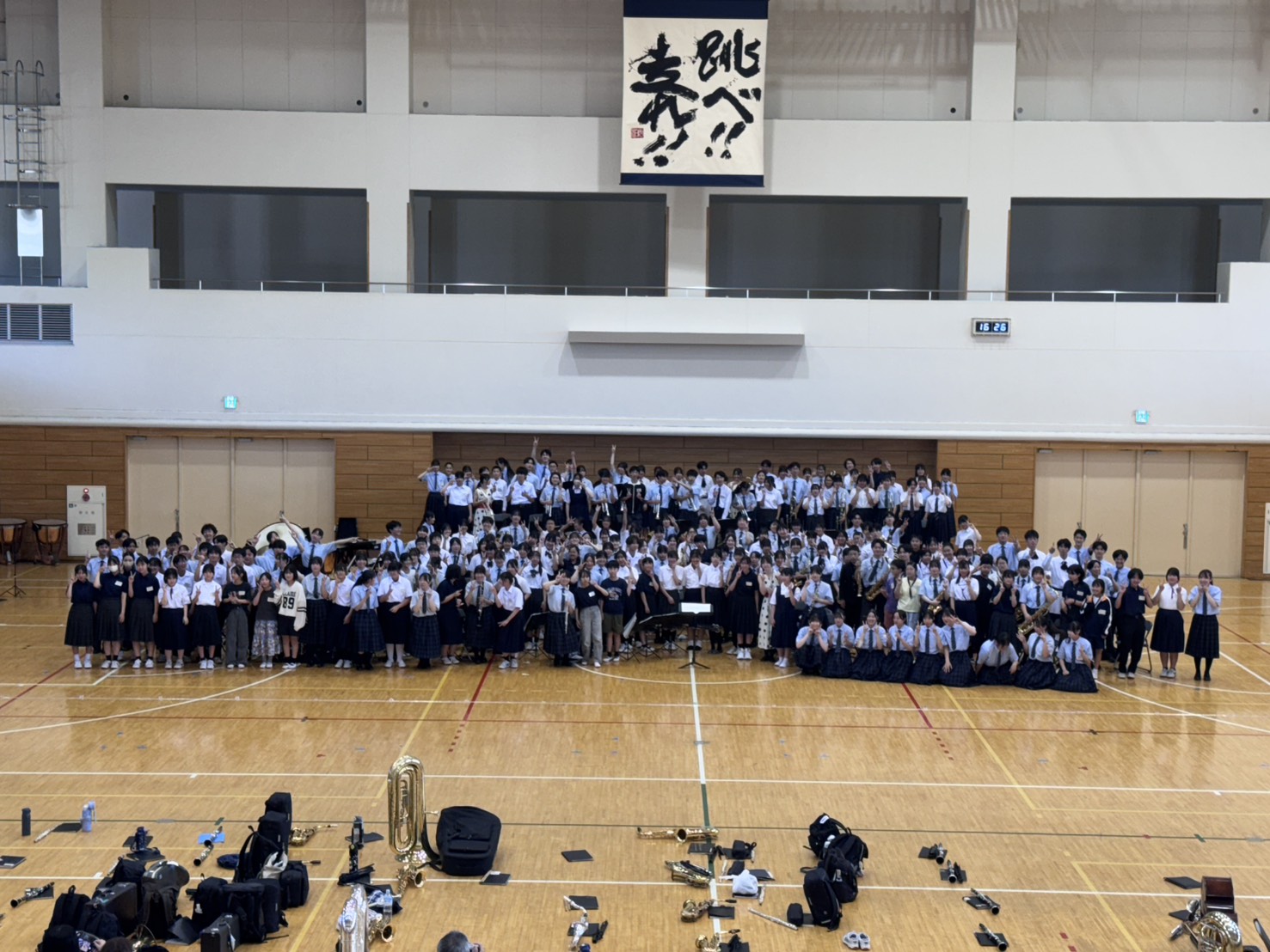 かしわ塾（管・打楽器〈吹奏楽〉音楽教室）を開催しました